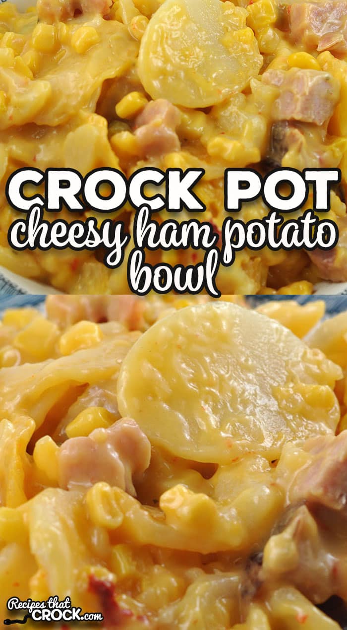 This Cheesy Crock Pot Ham Potato Bowl is a one-pot meal that is so simple to throw together and tastes great! Even my picky eater gobbled this right up!