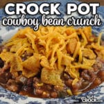 If you are looking for a flavorful and hearty recipe to enjoy, I highly recommend you try this Crock Pot Cowboy Bean Crunch.