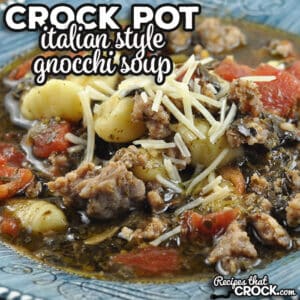 This Crock Pot Italian Style Gnocchi Soup is so simple to throw together, cooks quickly and has amazing flavor.