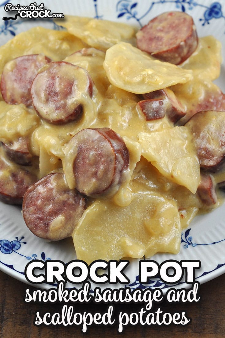 This Smoked Sausage Crock Pot Scalloped Potatoes dish is simple to put together and tastes great. It was an instant hit with my family.
