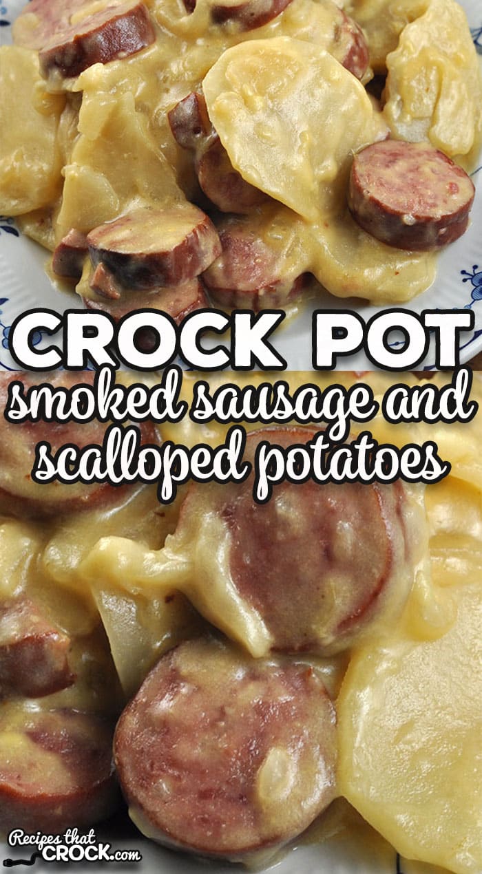 This Smoked Sausage Crock Pot Scalloped Potatoes dish is simple to put together and tastes great. It was an instant hit with my family.