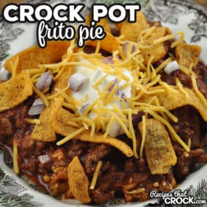 Whether you are looking for an idea for a delicious dinner or something yummy to take to a potluck, this Crock Pot Frito Pie is perfect!