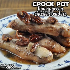 Sweet and a hint of savory come together to make a tender and flavorful dish with this Crock Pot Honey Pecan Chicken Tenders recipe.