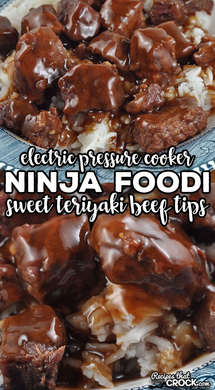 Do you love our delicious Crock Pot Sweet Teriyaki Beef Tips? Check out this Ninja Foodi Sweet Teriyaki Beef Tips recipe. Same great taste with a shorter cooking time!