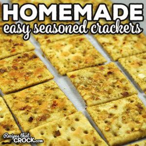 In less than 30 minutes, you can spice up your next dinner with these delicious Easy Homemade Seasoned Crackers.