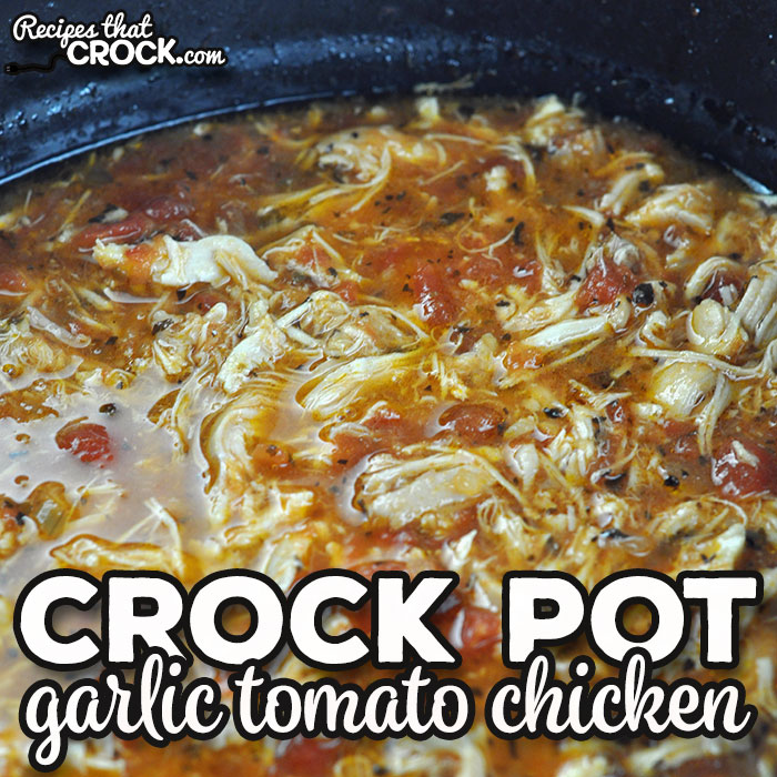 This Garlic Tomato Crock Pot Chicken recipe is easy to throw together, tastes amazing, is versatile and freezes well.