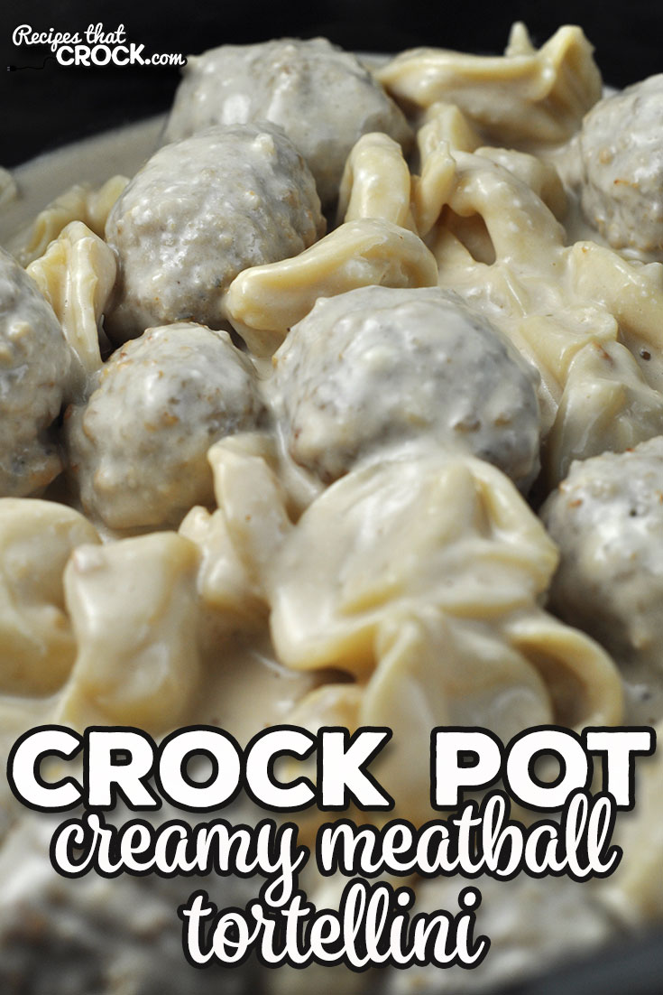 With less than ten minutes needed for prepping this recipe and a quick cooking time, Creamy Crock Pot Meatball Tortellini is sure to be a new favorite!