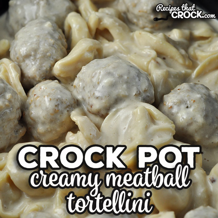 With less than ten minutes needed for prepping this recipe and a quick cooking time, Creamy Crock Pot Meatball Tortellini is sure to be a new favorite!