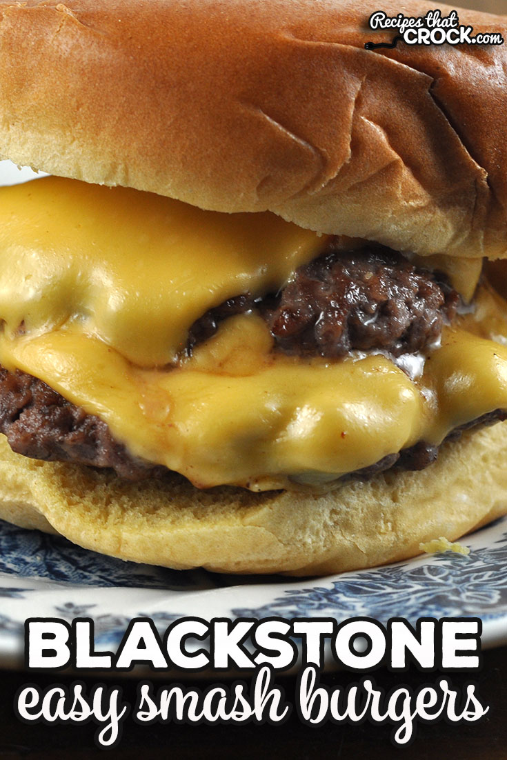 If you are in the mood for a burger that cooks up quickly and tastes amazing, then I highly recommend these Easy Blackstone Smash Burgers.