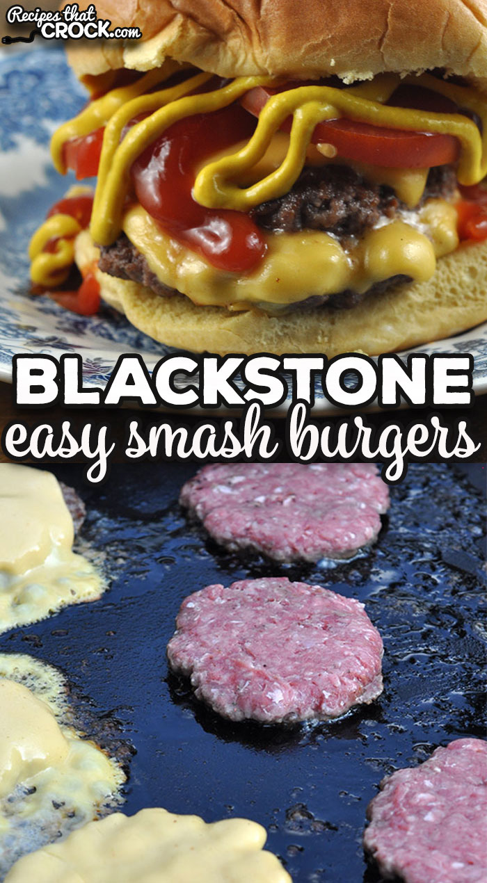 If you are in the mood for a burger that cooks up quickly and tastes amazing, then I highly recommend these Easy Blackstone Smash Burgers.