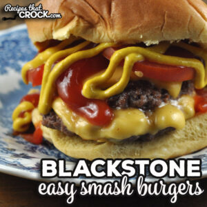 If you are in the mood for a burger that cooks up quickly and tastes amazing, then I highly recommend these Easy Blackstone Smash Burgers.