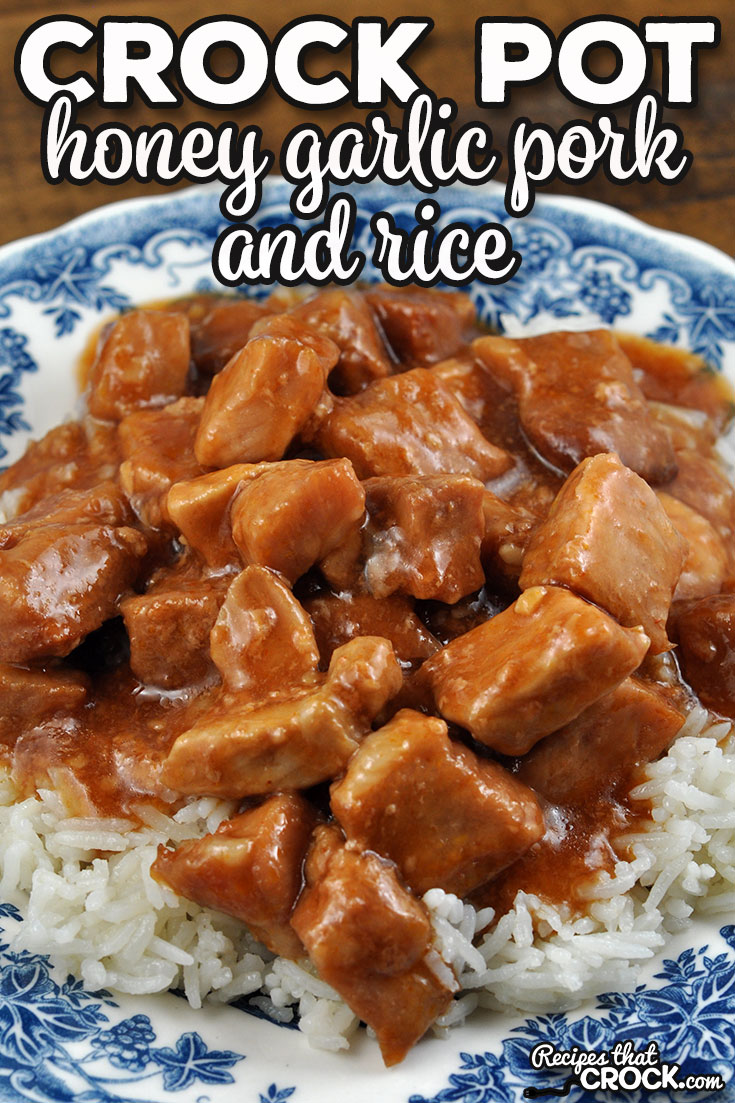 This Crock Pot Honey Garlic Pork and Rice recipe is so delicious that it became an instant family favorite.