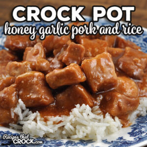 This Crock Pot Honey Garlic Pork and Rice recipe is so delicious that it became an instant family favorite.