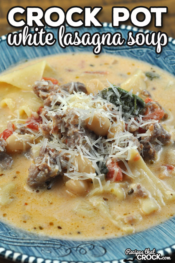 If you love a delicious soup, then you are in for a treat with this Crock Pot White Lasagna Soup recipe. It is sure to be an instant favorite.