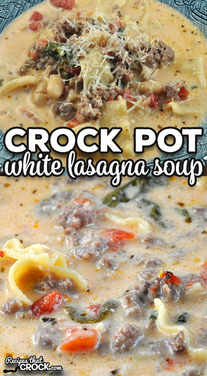 If you love a delicious soup, then you are in for a treat with this Crock Pot White Lasagna Soup recipe. It is sure to be an instant favorite.