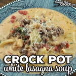 If you love a delicious soup, then you are in for a treat with this Crock Pot White Lasagna Soup recipe. It is sure to be an instant favorite.