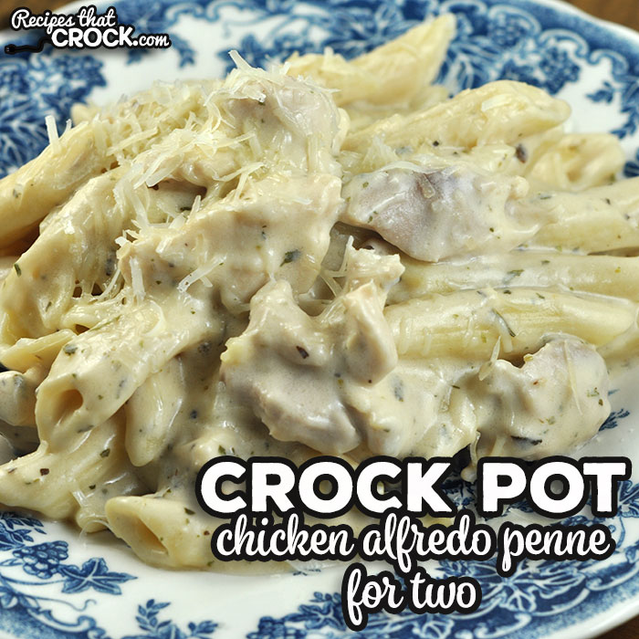 Does easy to make, delicious tasting and quick cooking time sound good? Check out this Crock Pot Chicken Alfredo Penne for Two recipe.