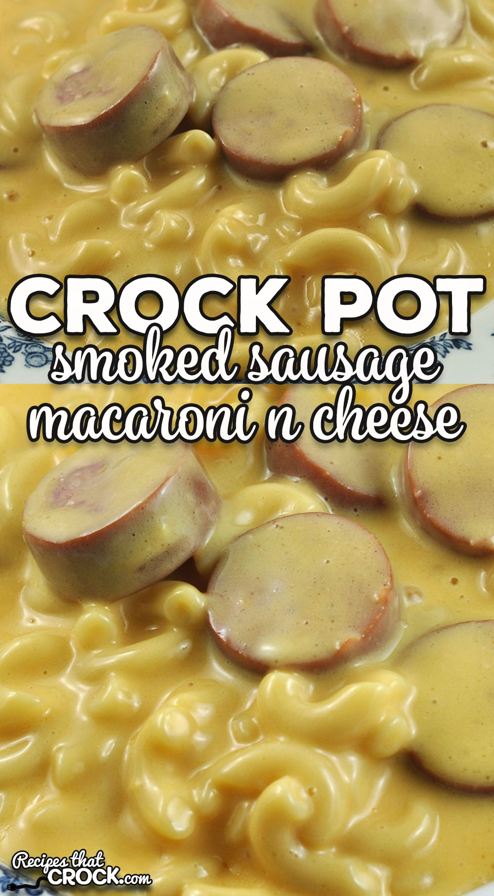 This Crock Pot Smoked Sausage Macaroni n Cheese is a family favorite that is super easy to make and tastes amazing!