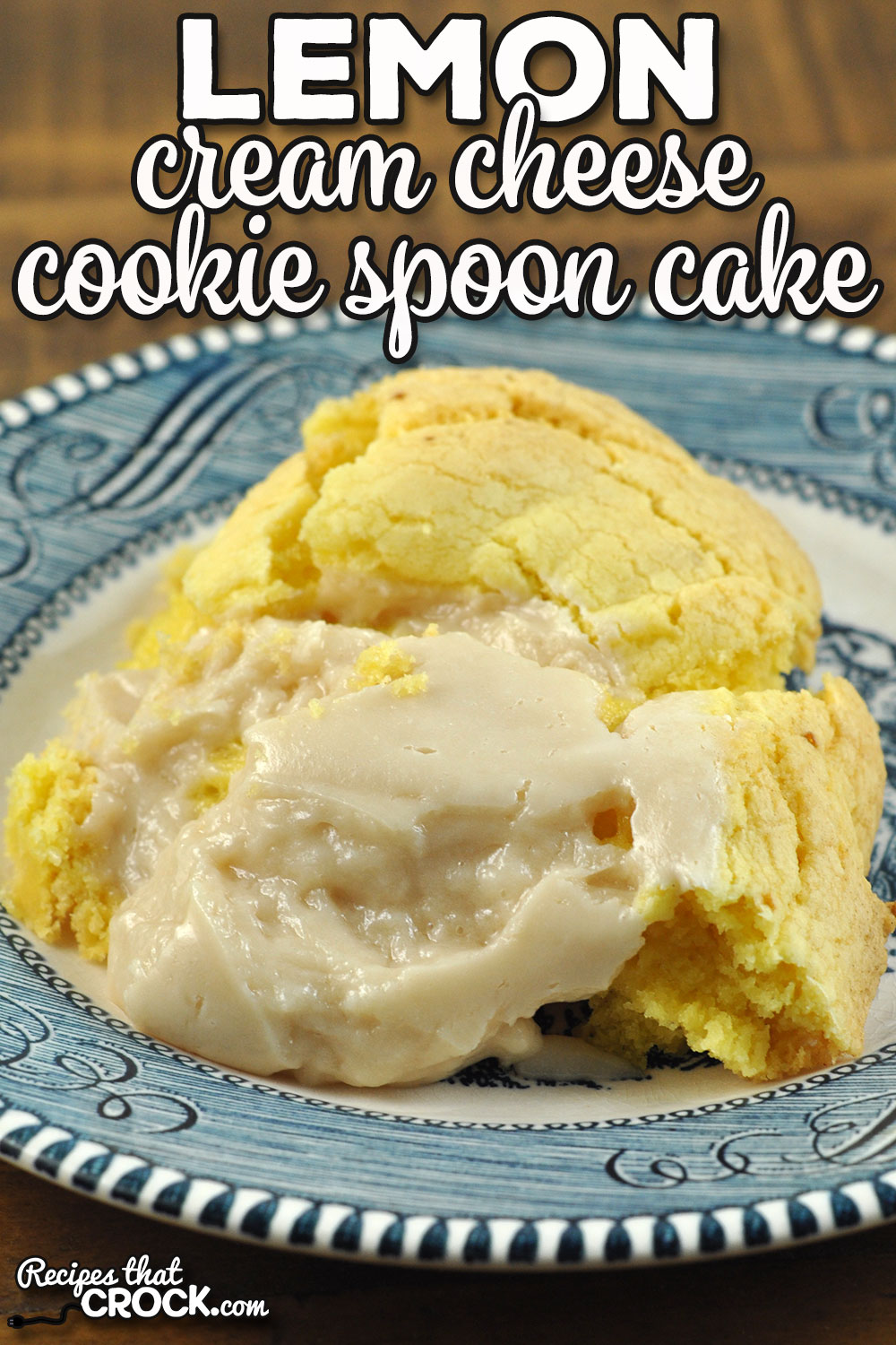 This Lemon Cream Cheese Cookie Spoon Cake is the oven version of a delicious crock pot recipe that I absolutely love. I bet you will love this too!
