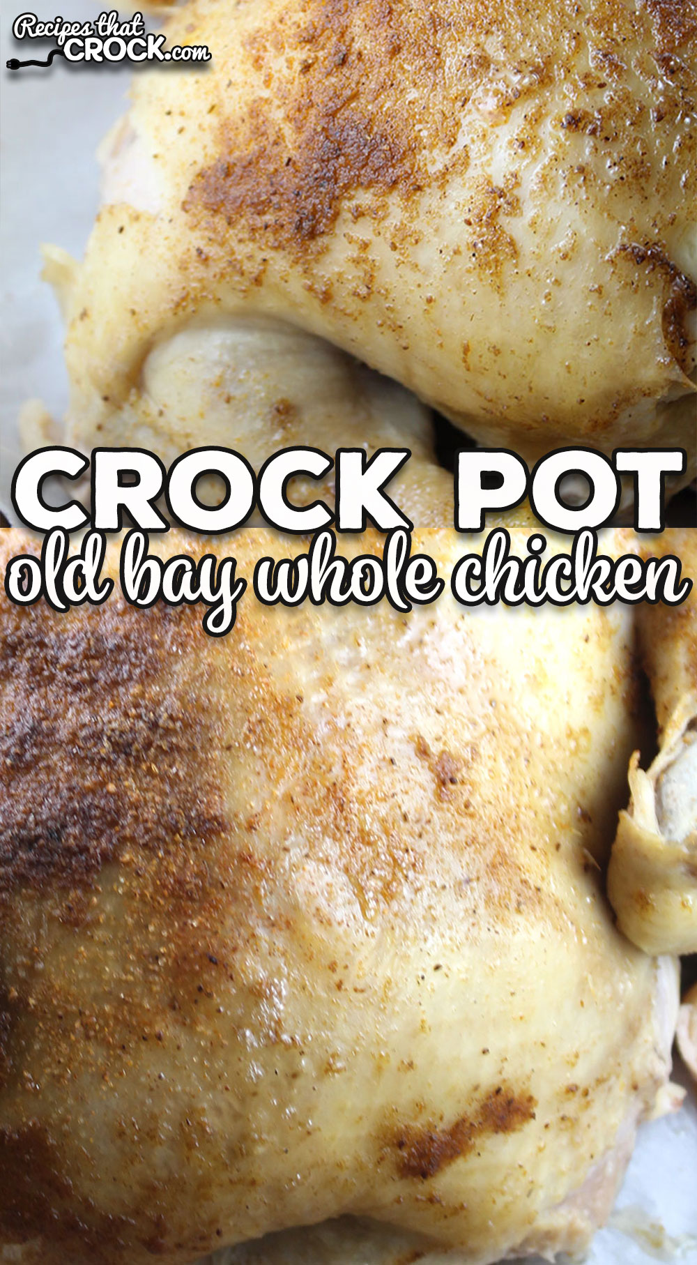This Old Bay Crock Pot Whole Chicken only has three ingredients, so it is super easy to make. Even better, it is delicious too!