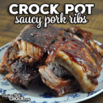 These Saucy Crock Pot Pork Ribs are super easy to make and taste amazing. Your mouth will be watering when you walk in the house.