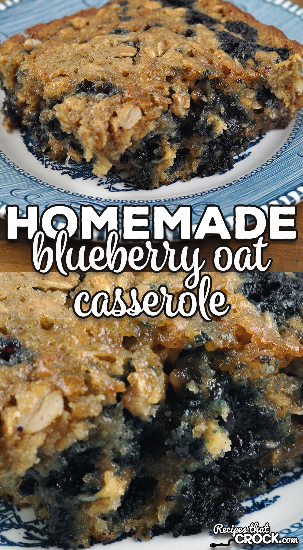 Do not let the ingredient list scare you away from this incredible Homemade Blueberry Oat Casserole oven recipe. It is easy and delicious!