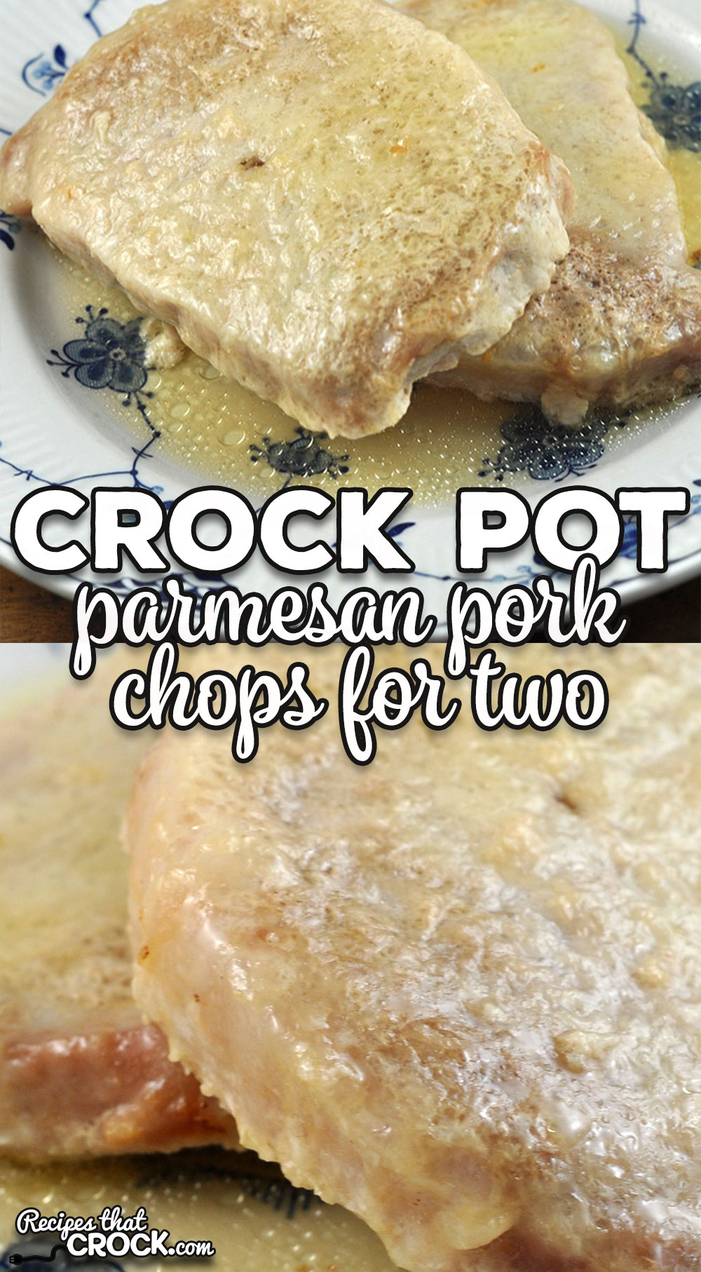 Does easy to make and delicious sound good to you, and you only need a couple servings. Try this Parmesan Crock Pot Pork Chops for Two. Yum!