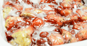 Our Cinnamon Roll Crock Pot Cherry Cobbler is so good you will NOT believe it only has two simple ingredients. This is a fantastic sweet treat for breakfast or dessert and is impressive enough for the holidays! No one will know how easy it was to throw together!