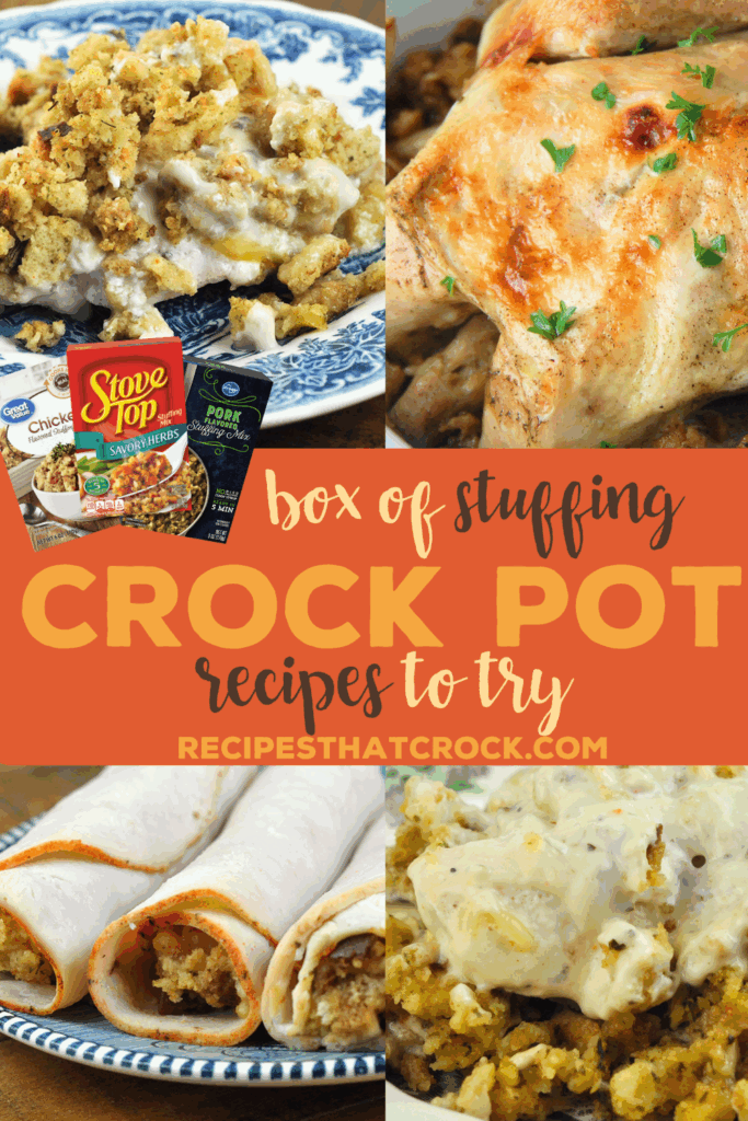 Do you love the savory flavor of a good stuffing or dressing? Slow cooker recipes were made for great stuffing casseroles and more. Here are our tried and true stuffing crock pot recipes to try. It is amazing what you can make with a box of stuffing!
