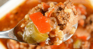 Are you looking for tried and true crock pot soup recipes to try this Crocktober? We have collected our most loved Easy Crocktober Crock Pot Soup Recipes for you to try! These soups have been kitchen tested and are popular for a reason! Stuffed Pepper Soup, Easy Taco Soup, Classic Chicken Noodle and our popular Pizza Soup and more!