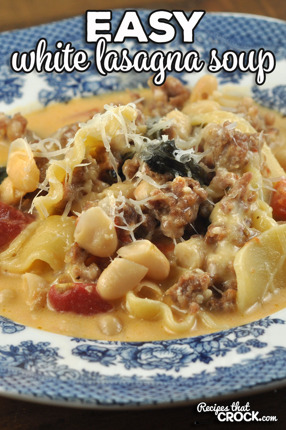 I have taken one of our favorite crock pot soup recipes and adapted it to a stove top recipe. You are going to love this flavorful Easy White Lasagna Soup.