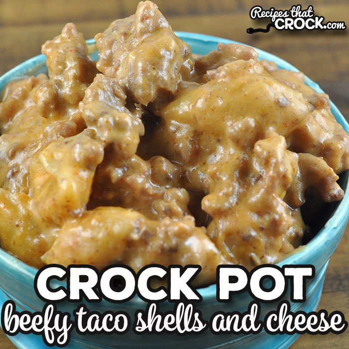 This Beefy Crock Pot Taco Shells and Cheese is a reader favorite that can be used as a main dish or side dish. It is delicious as either!