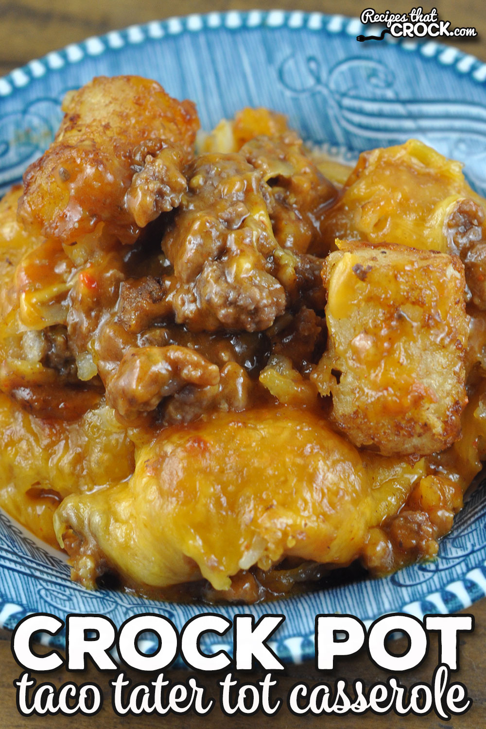 This Crock Pot Taco Tater Tot Casserole is one of our most popular recipes for a reason. It is easy to make and tastes delicious!