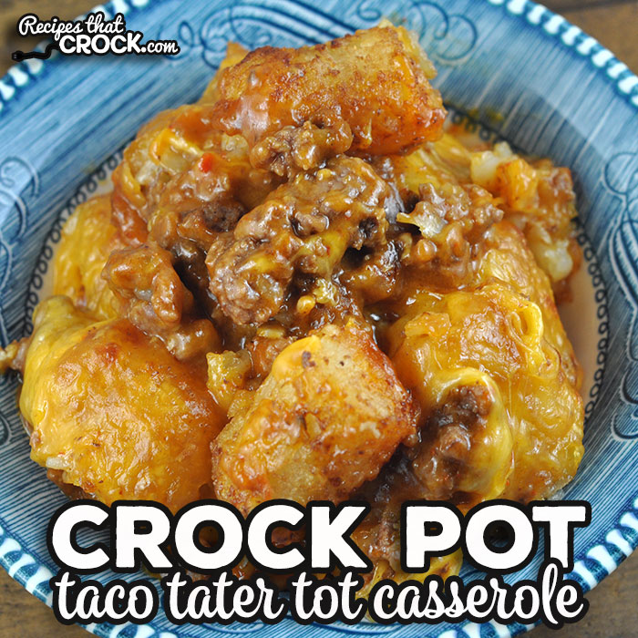 This Crock Pot Taco Tater Tot Casserole is one of our most popular recipes for a reason. It is easy to make and tastes delicious!