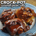 These Crock Pot Caramel Pecan Rolls are incredible! You use frozen dinner rolls and make your own caramel. It is easy and delicious!