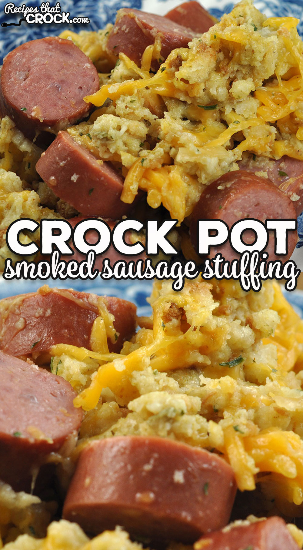 When you need an easy recipe that tastes great and cooks quickly check out this Smoked Sausage Crock Pot Stuffing!
