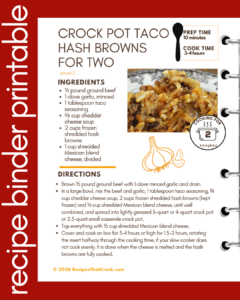 NEW OPTION: Recipe Binder Printable in Large Print

Build your own custom cookbook! Grab this large print fully designed printable for your recipe binder. Pay what you want. 