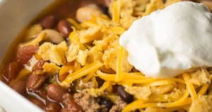 Are you looking for a great crock pot taco soup? This recipe has the perfect combination of beans, tomatoes and meat in a savory, flavorful tomato base.