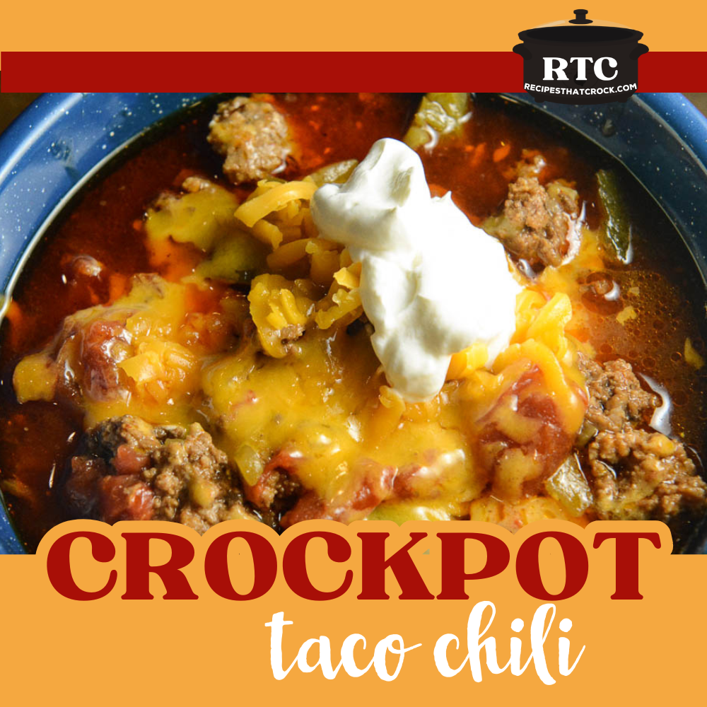This Crockpot Taco Chili has been reader-tested and approved for years! Home cooks regularly call it excellent, amazing and a permanent addition to their dinner rotation. Made with simple ingredients like ground beef, taco seasoning, diced tomatoes, zucchini and green chilies, this slow cooker chili delivers rich, smoky flavor every single time. Customize it with your favorite toppings and make it your own. Tried, true and totally delicious.
